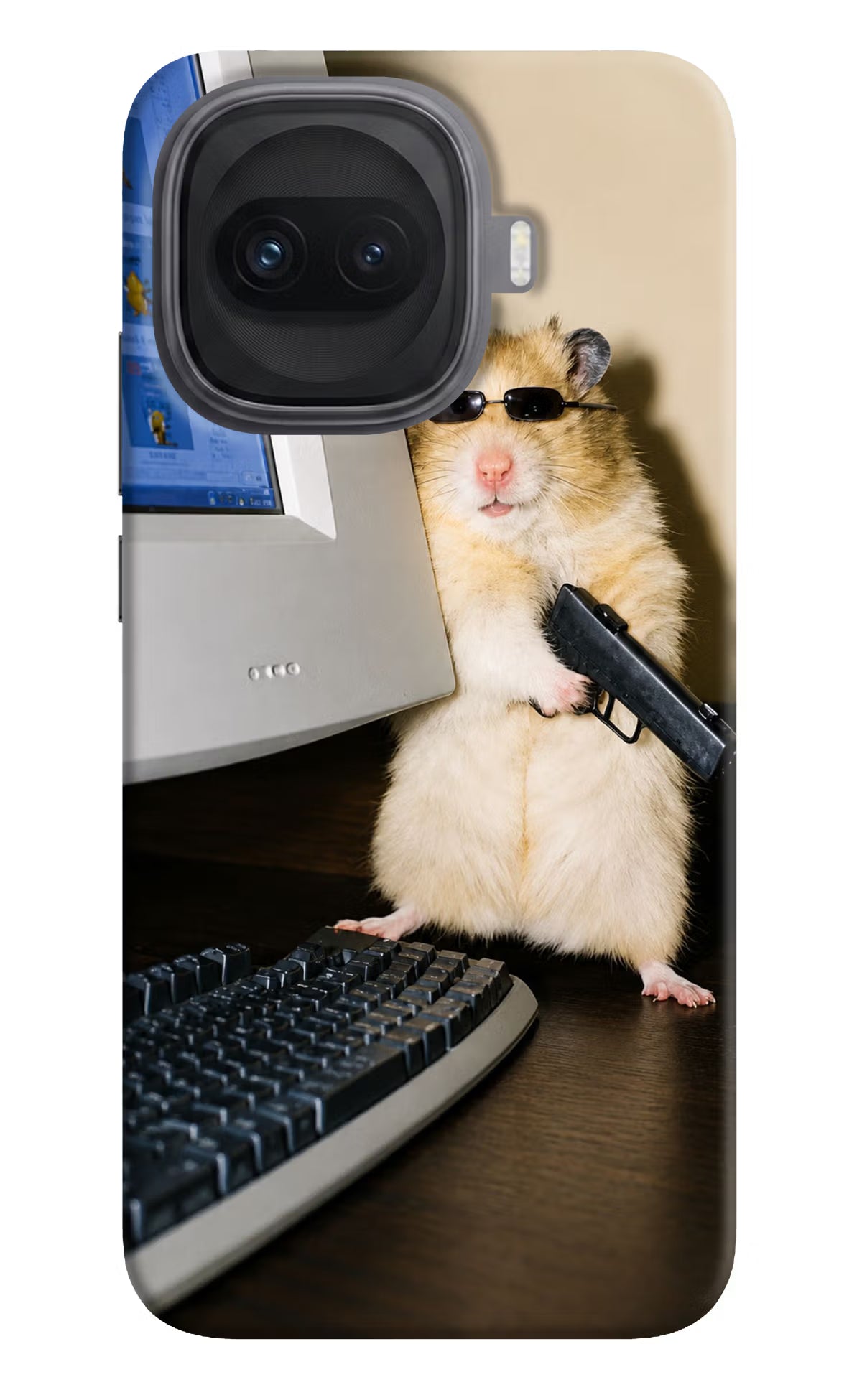 Hacker Hamster iQOO 15R 5G Hard Case Back Cover by Casekaro