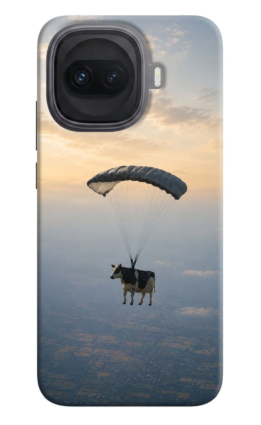 Skydiving Cow iQOO 15R 5G Hard Case Back Cover by Casekaro