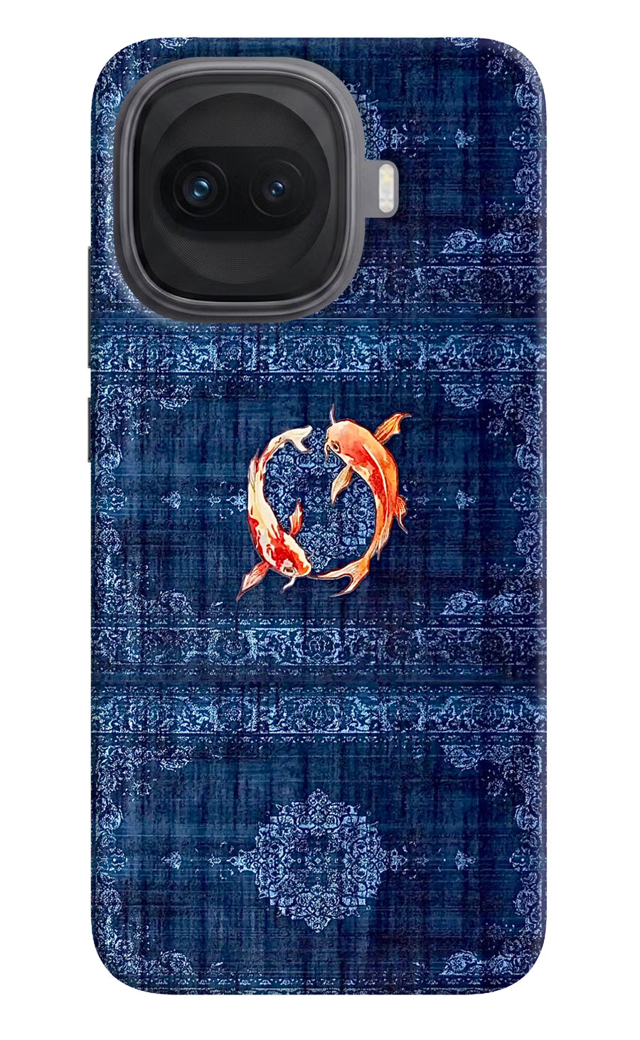 Koi Blue iQOO 15R 5G Back Cover, Hard case