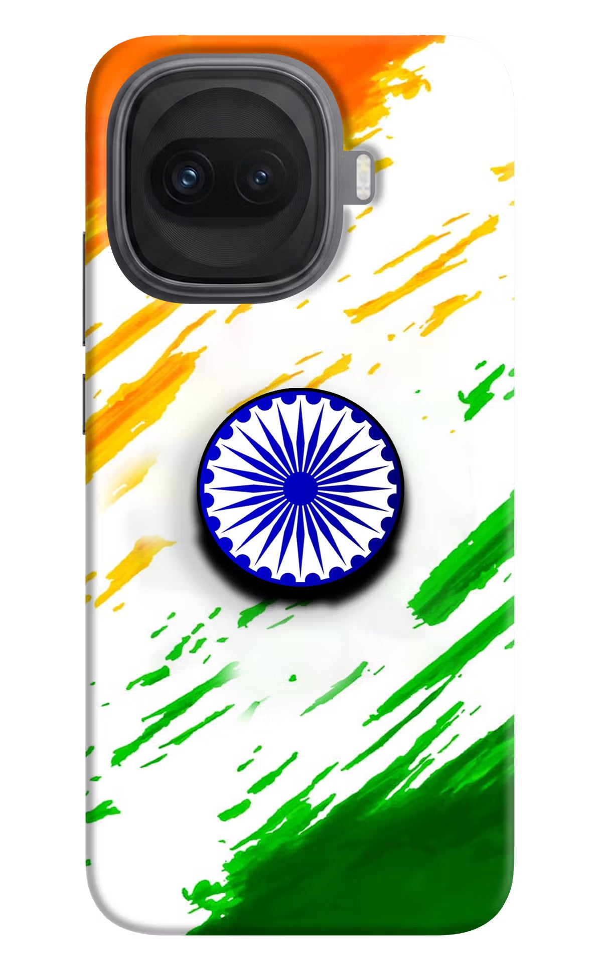 Indian Flag Ashoka Chakra iQOO 15R 5G Pop Case by Casekaro