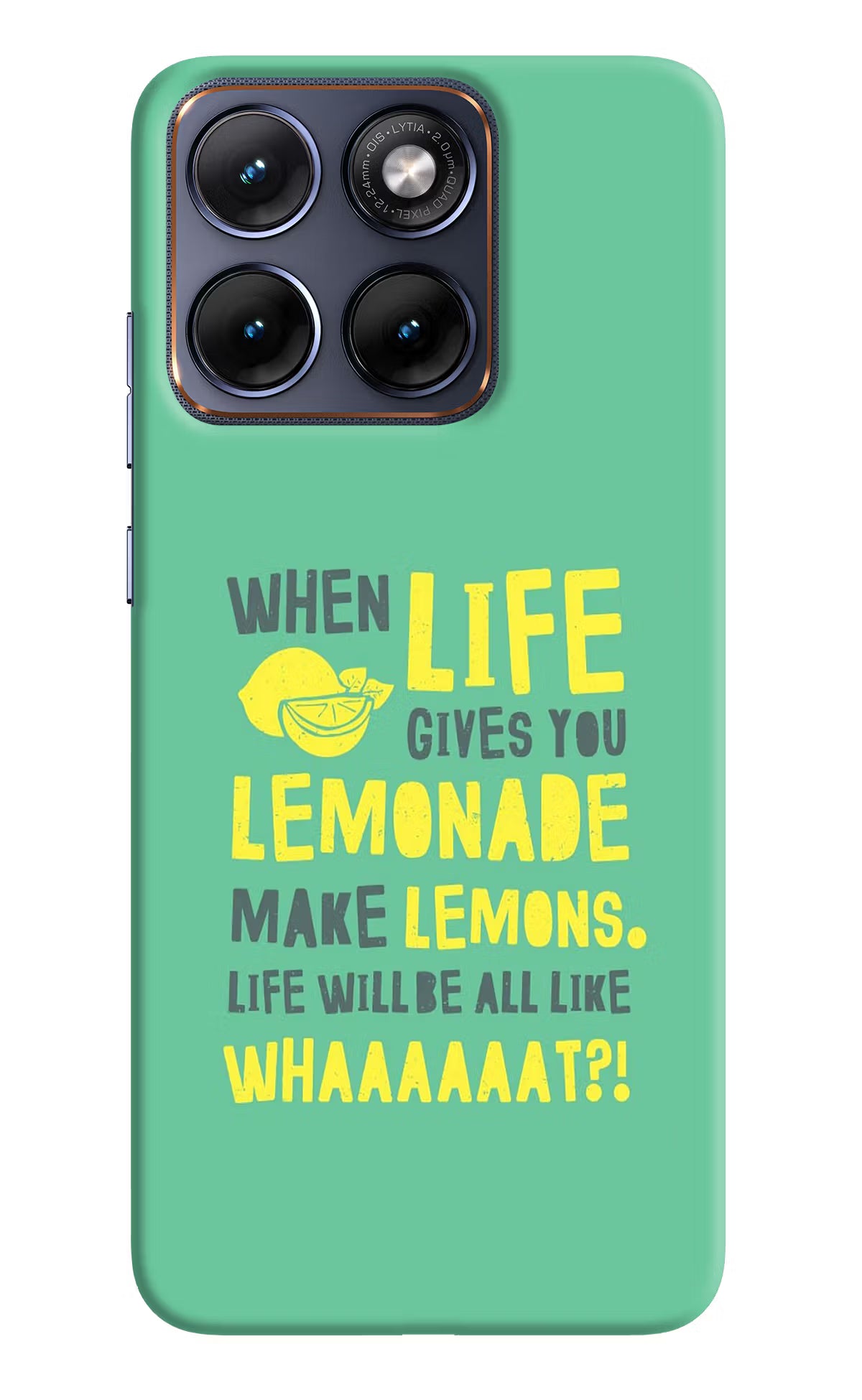 Quote Moto Edge 70 Fusion Hard Case Back Cover by Casekaro