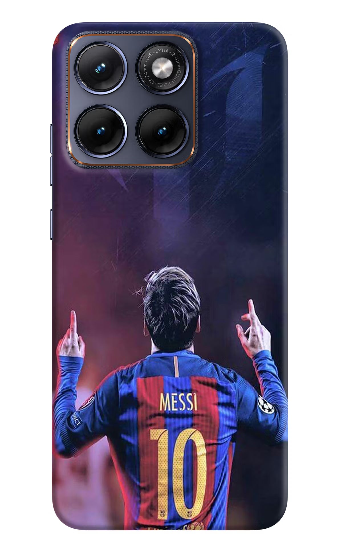 Messi Moto Edge 70 Fusion Hard Case Back Cover by Casekaro