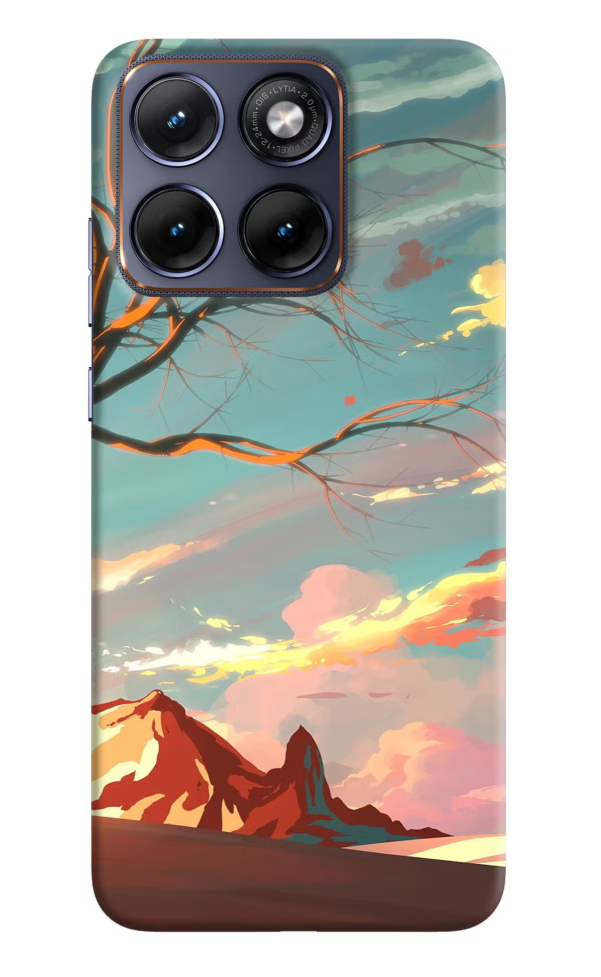 Scenery Moto Edge 70 Fusion Hard Case Back Cover by Casekaro