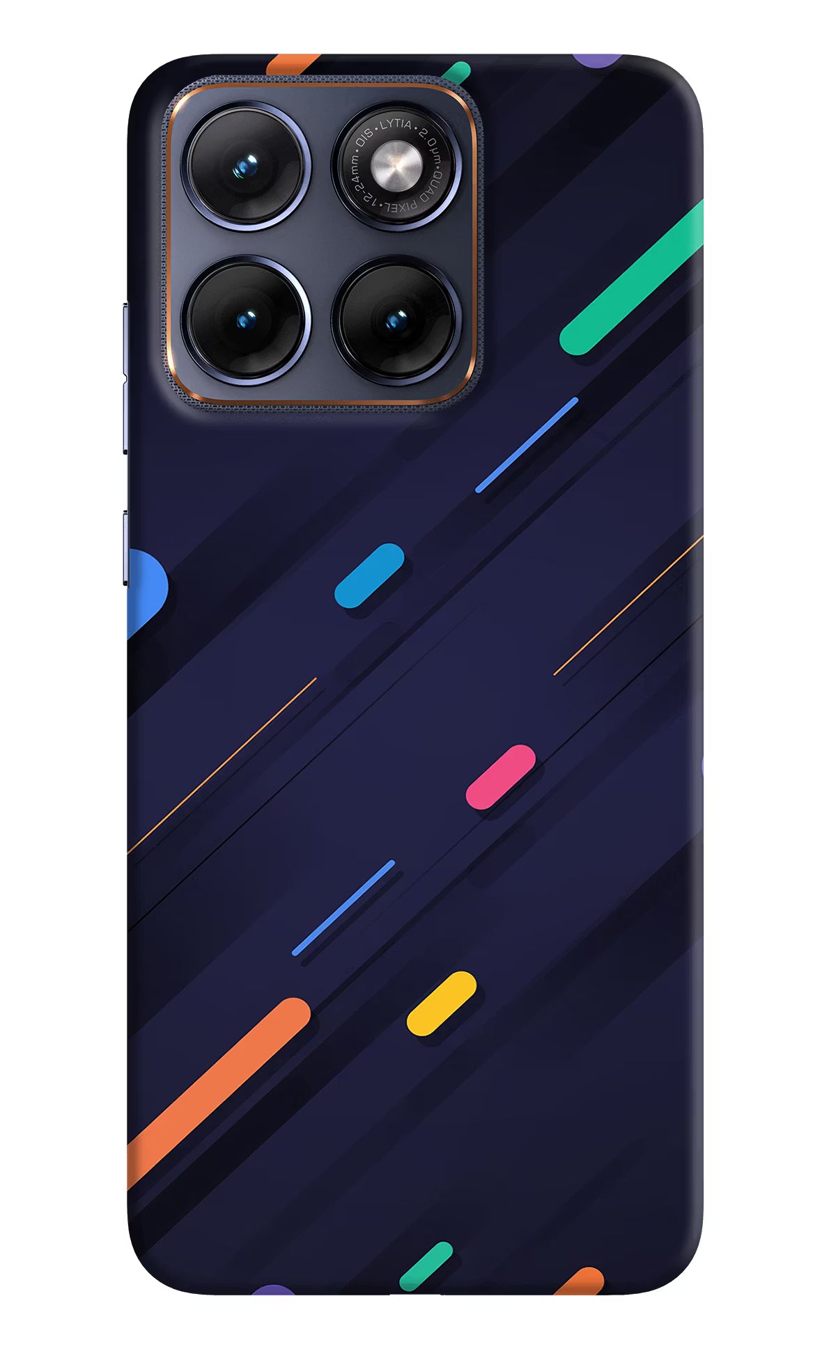Abstract Design Moto Edge 70 Fusion Hard Case Back Cover by Casekaro