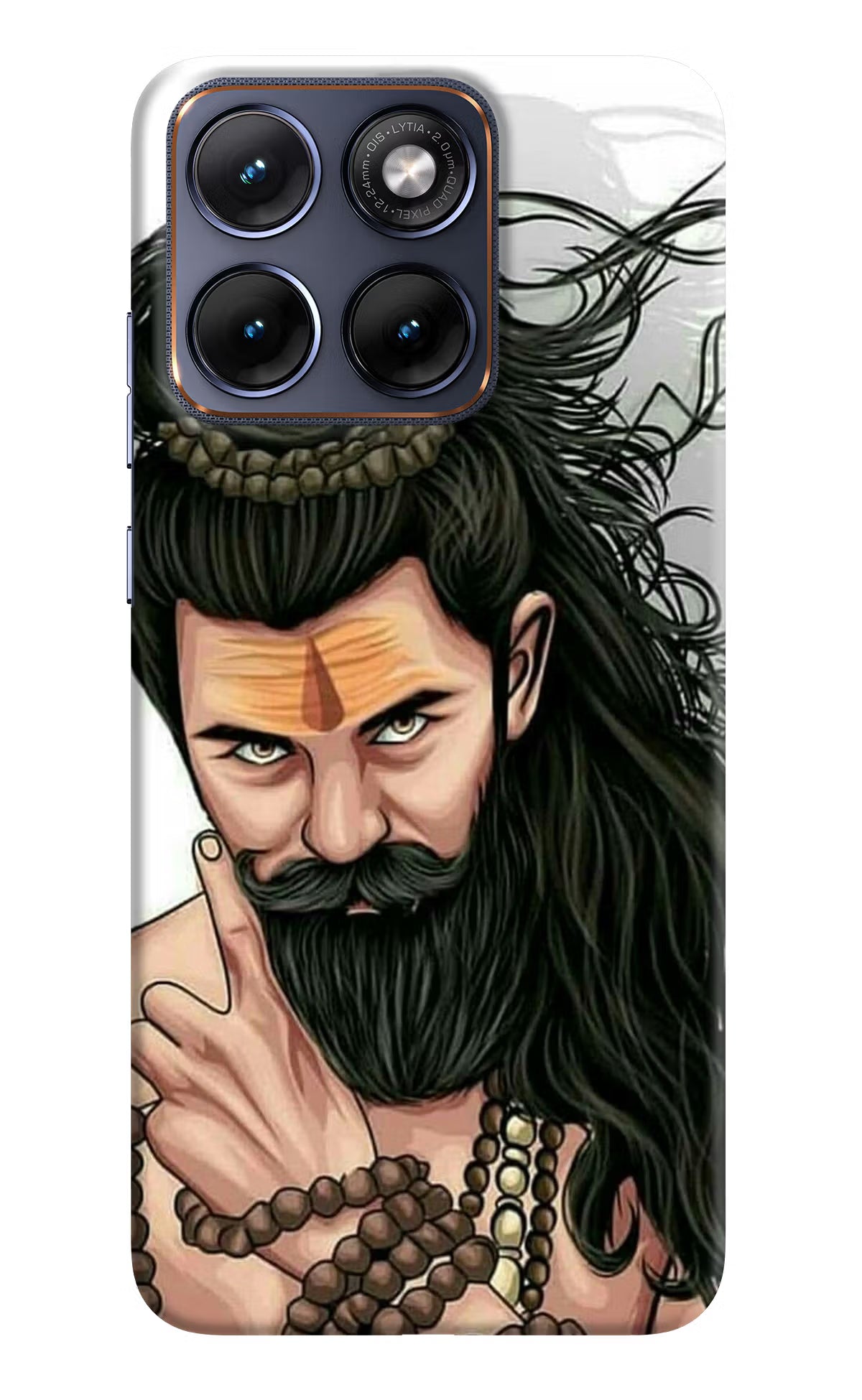 Mahadev Moto Edge 70 Fusion Hard Case Back Cover by Casekaro