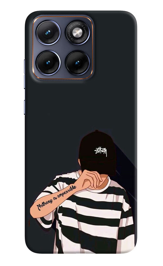 Aesthetic Boy Moto Edge 70 Fusion Hard Case Back Cover by Casekaro