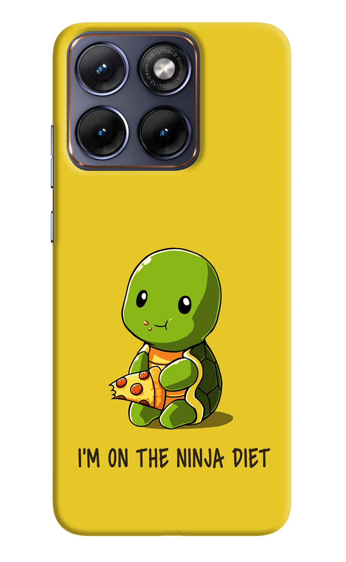 I'm on Ninja Diet Moto Edge 70 Fusion Hard Case Back Cover by Casekaro