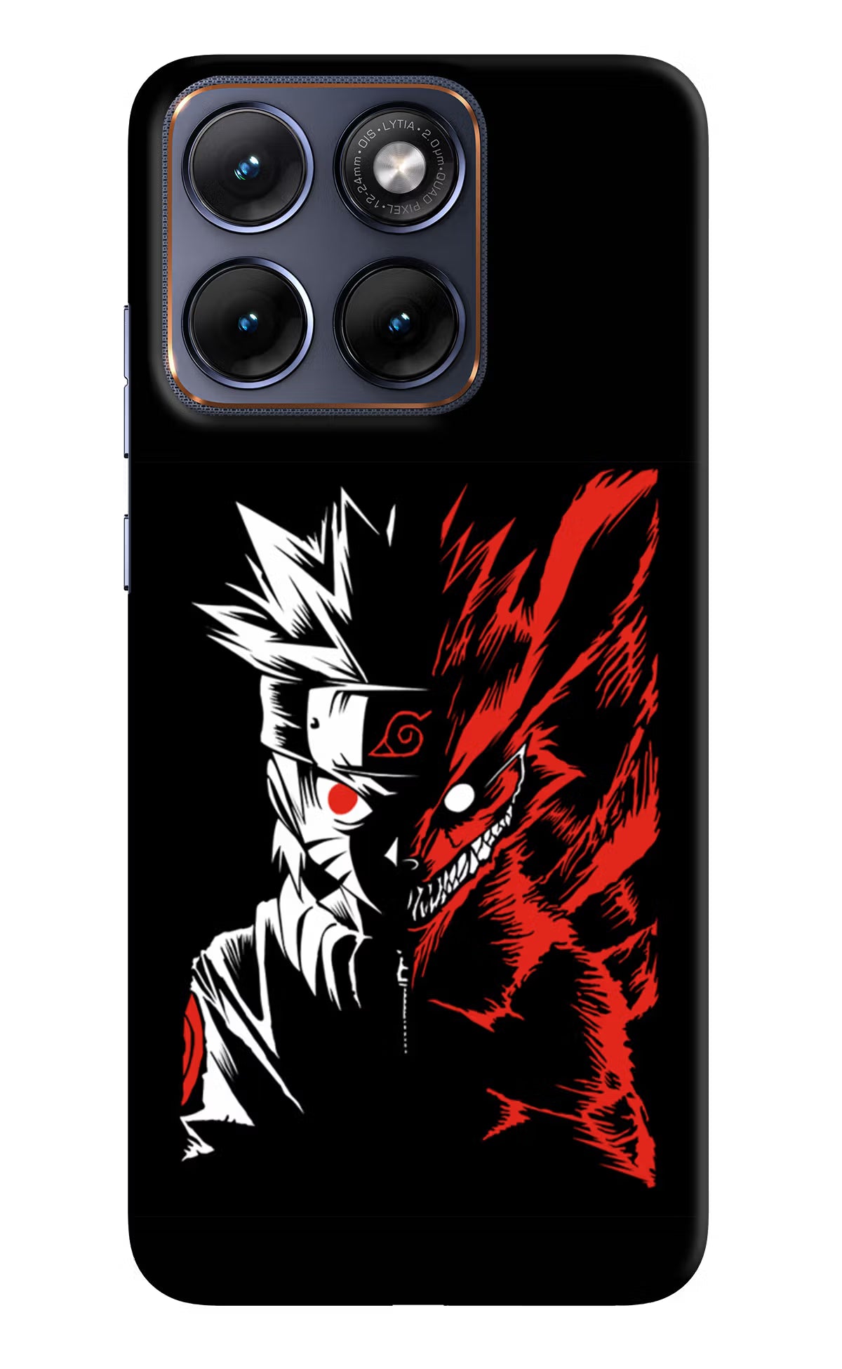 Naruto Two Face Moto Edge 70 Fusion Hard Case Back Cover by Casekaro