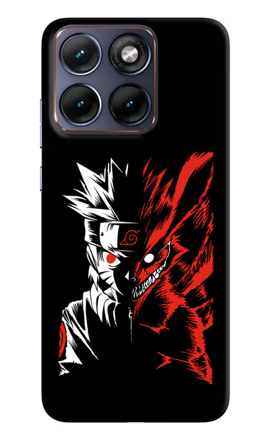 Naruto Two Face Moto Edge 70 Fusion Hard Case Back Cover by Casekaro
