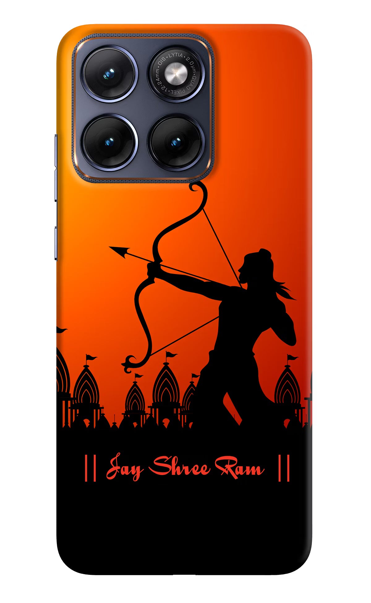 Lord Ram - 4 Moto Edge 70 Fusion Hard Case Back Cover by Casekaro