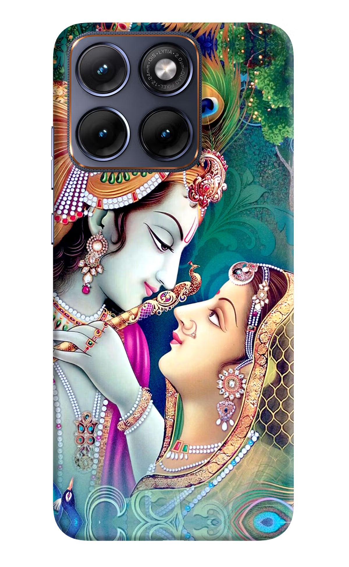 Lord Radha Krishna Moto Edge 70 Fusion Hard Case Back Cover by Casekaro