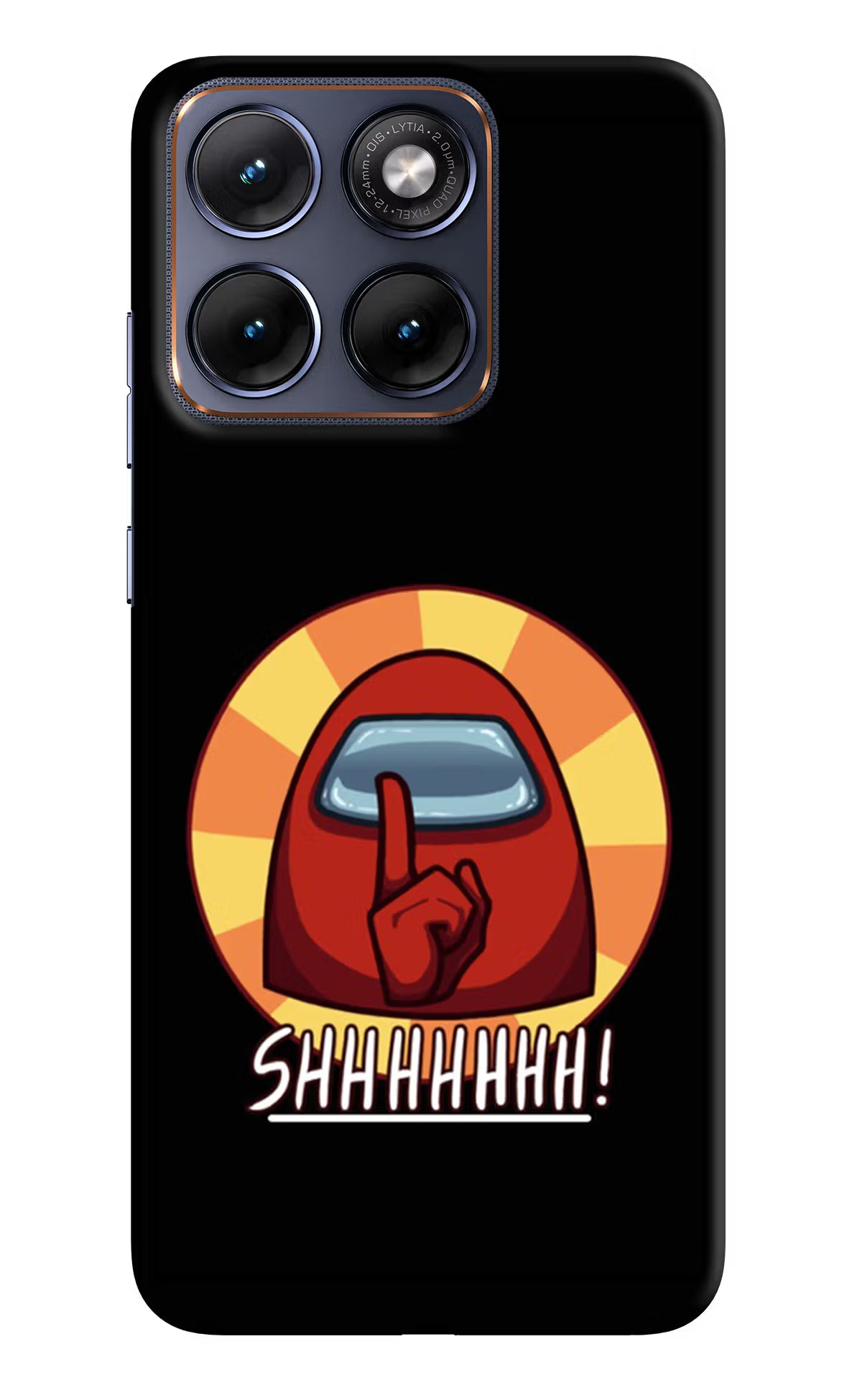 Among Us Shhh! Moto Edge 70 Fusion Hard Case Back Cover by Casekaro