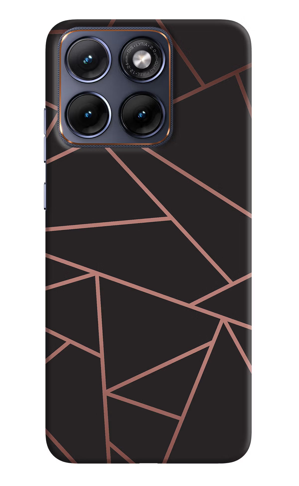 Geometric Pattern Moto Edge 70 Fusion Hard Case Back Cover by Casekaro