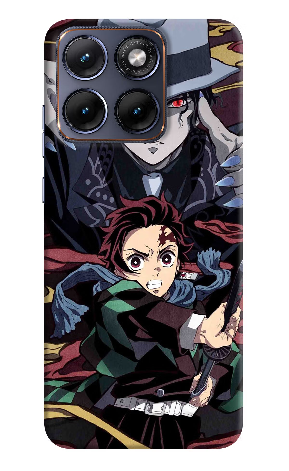 Demon Slayer Moto Edge 70 Fusion Hard Case Back Cover by Casekaro