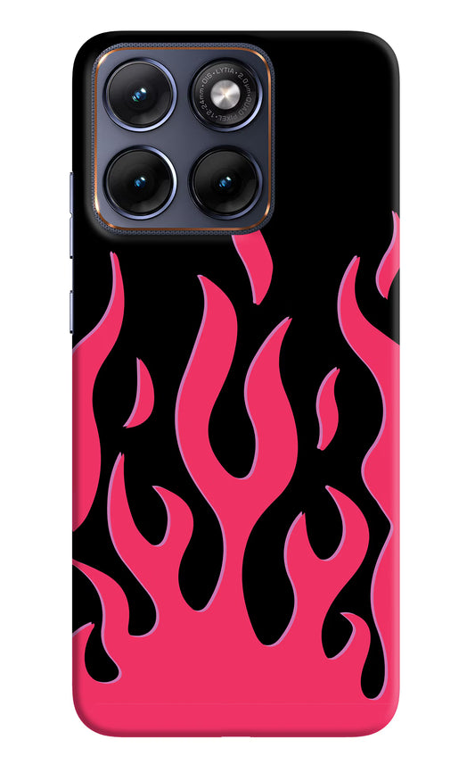 Fire Flames Moto Edge 70 Fusion Hard Case Back Cover by Casekaro