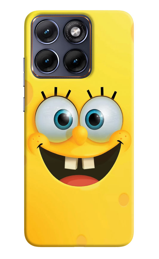 Sponge 1 Moto Edge 70 Fusion Hard Case Back Cover by Casekaro