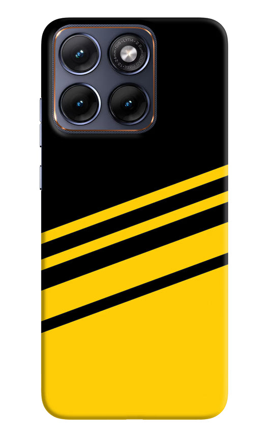 Yellow Shades Moto Edge 70 Fusion Hard Case Back Cover by Casekaro