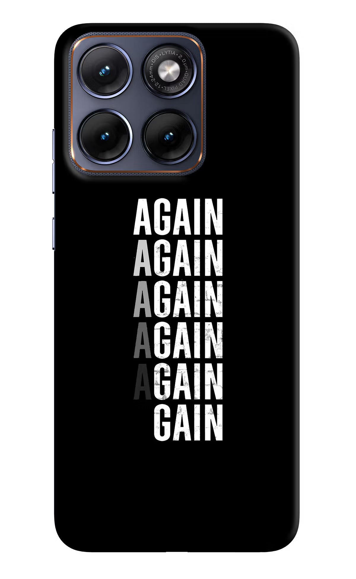 Again Again Gain Moto Edge 70 Fusion Hard Case Back Cover by Casekaro