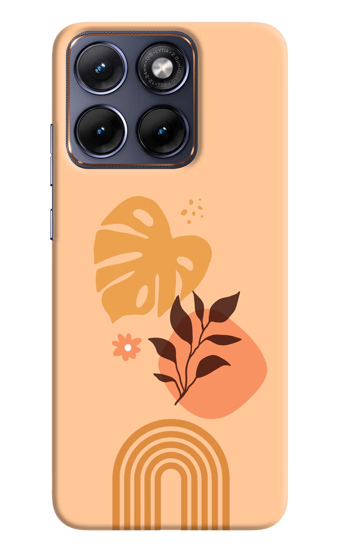 Bohemian Art Moto Edge 70 Fusion Hard Case Back Cover by Casekaro