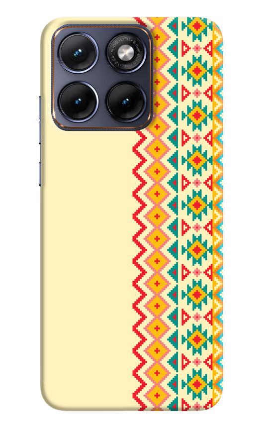 Ethnic Seamless Moto Edge 70 Fusion Hard Case Back Cover by Casekaro