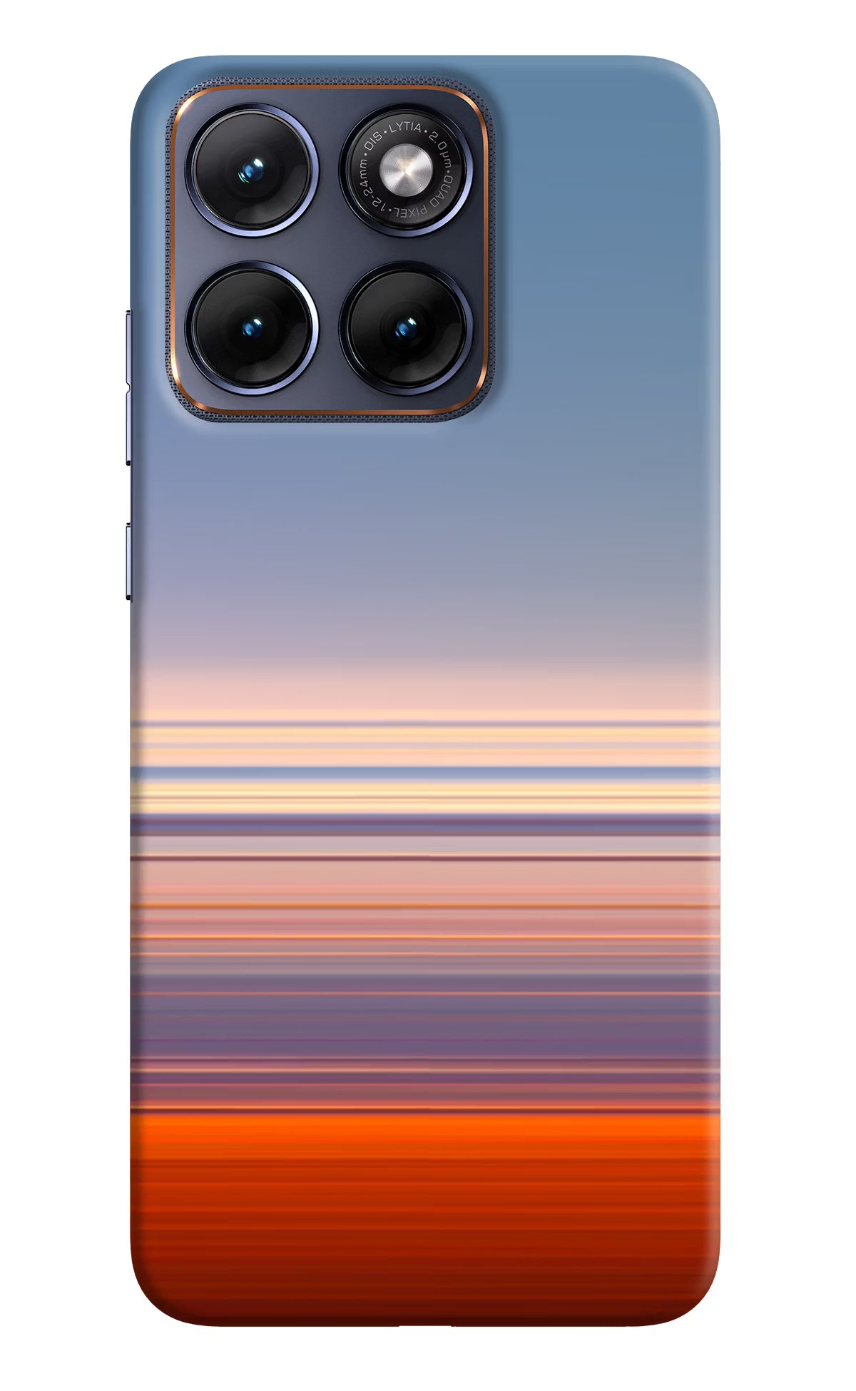Morning Colors Moto Edge 70 Fusion Hard Case Back Cover by Casekaro