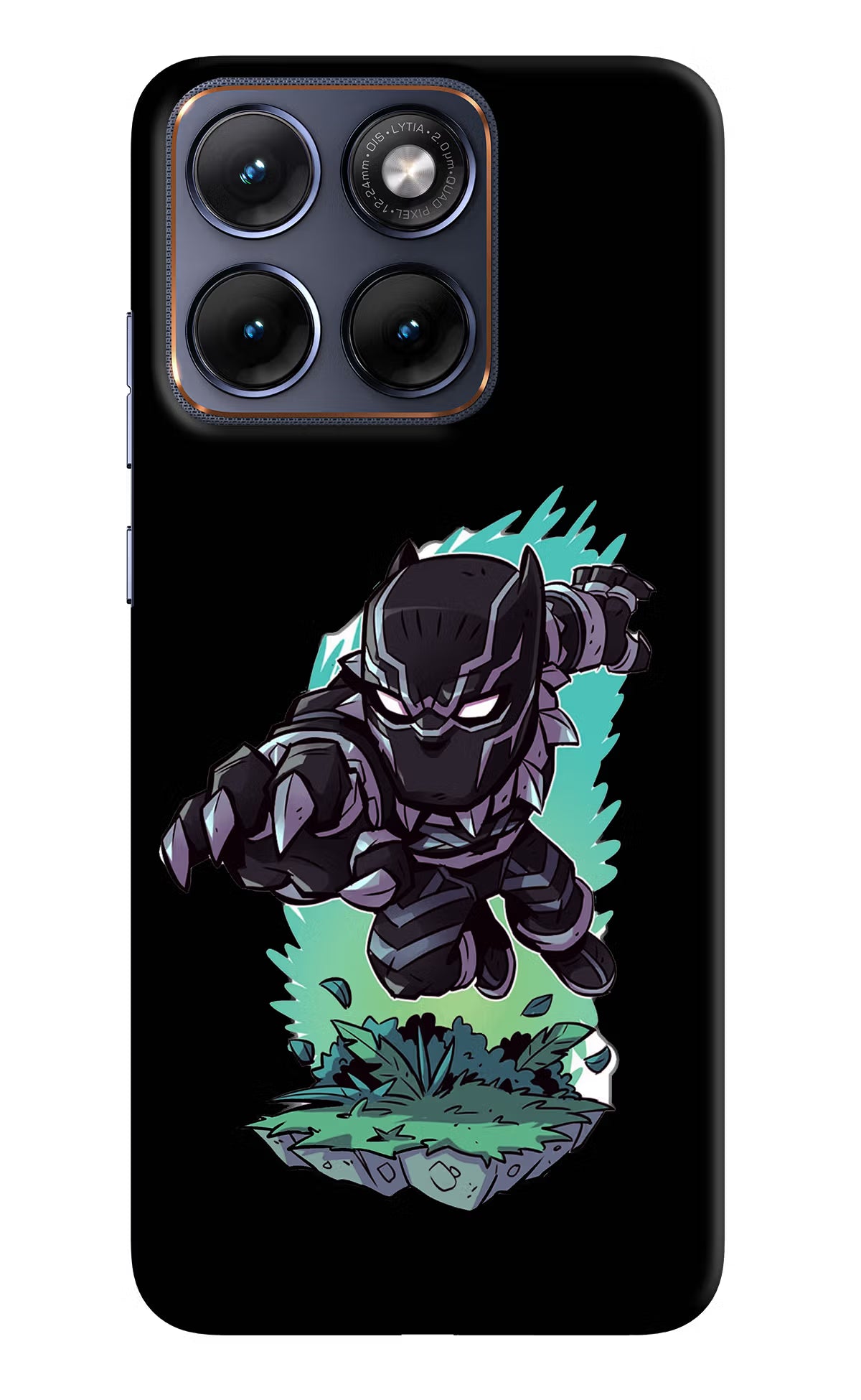 Black Panther Moto Edge 70 Fusion Hard Case Back Cover by Casekaro