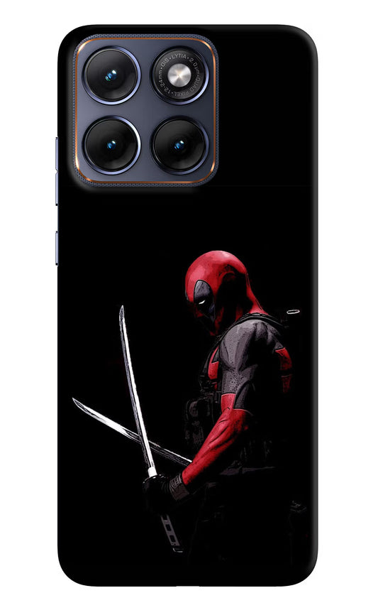 Deadpool Moto Edge 70 Fusion Hard Case Back Cover by Casekaro