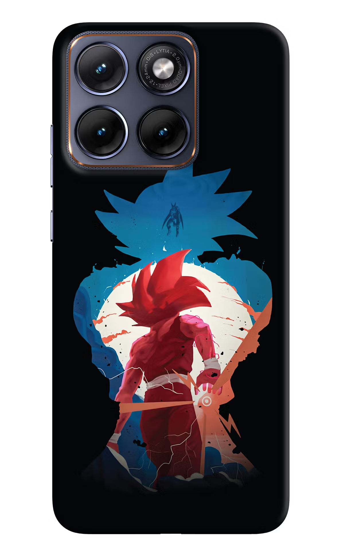 Goku Moto Edge 70 Fusion Hard Case Back Cover by Casekaro