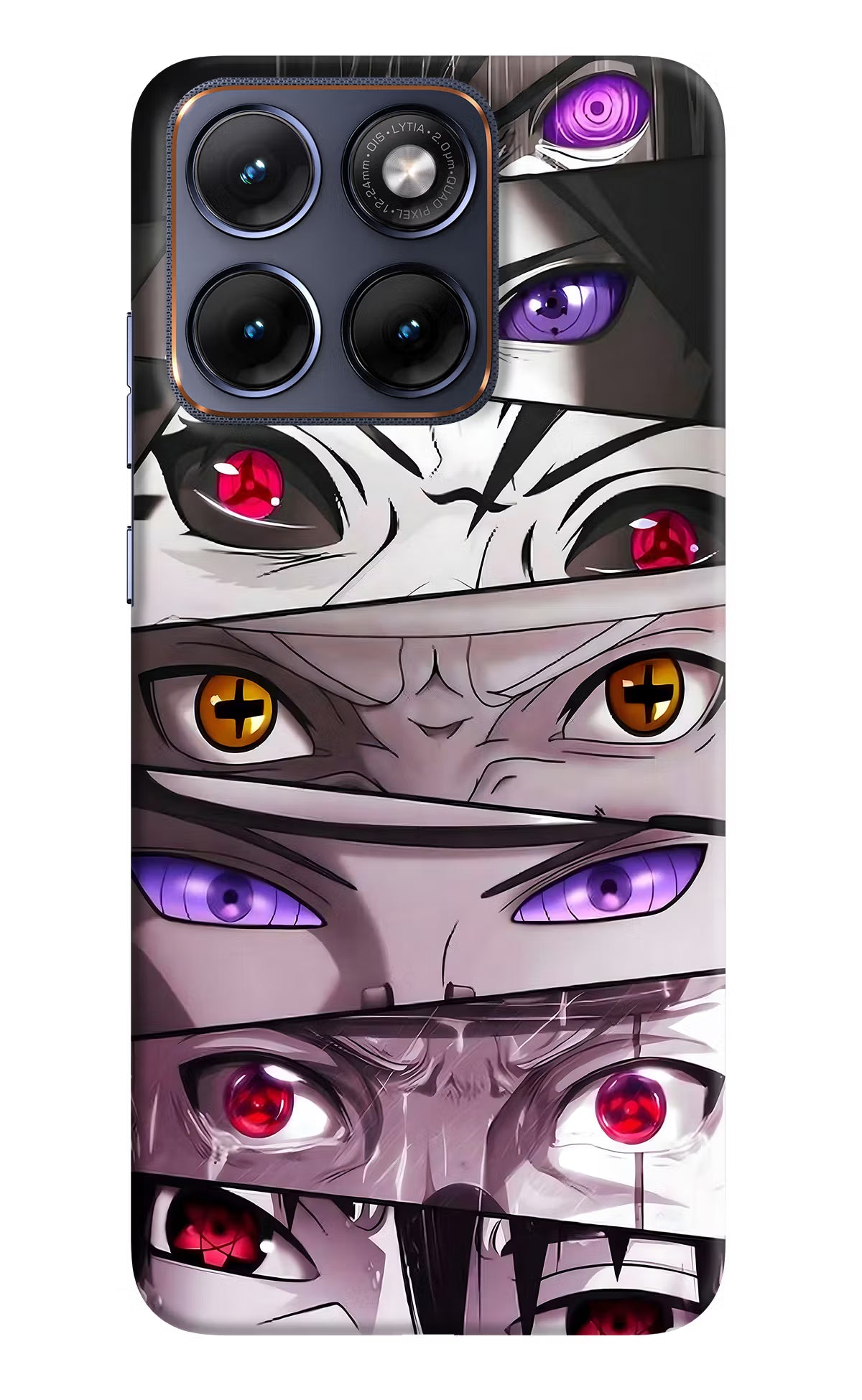 Naruto Anime Moto Edge 70 Fusion Hard Case Back Cover by Casekaro