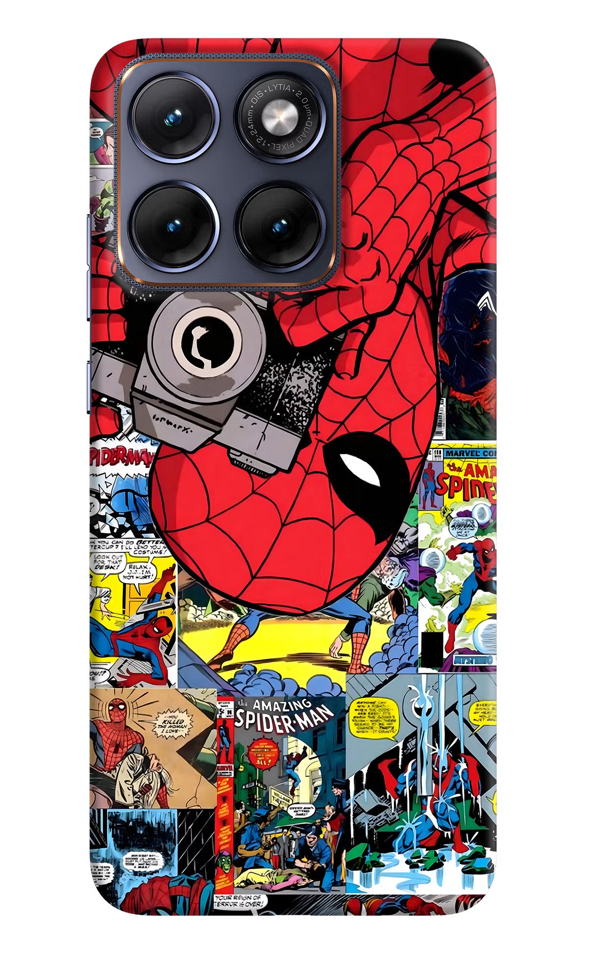 Spider Man Moto Edge 70 Fusion Hard Case Back Cover by Casekaro
