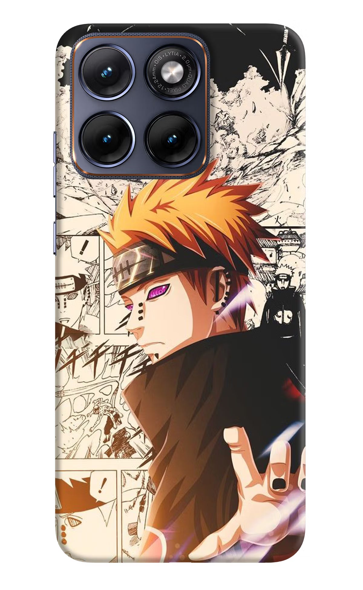 Pain Anime Moto Edge 70 Fusion Hard Case Back Cover by Casekaro