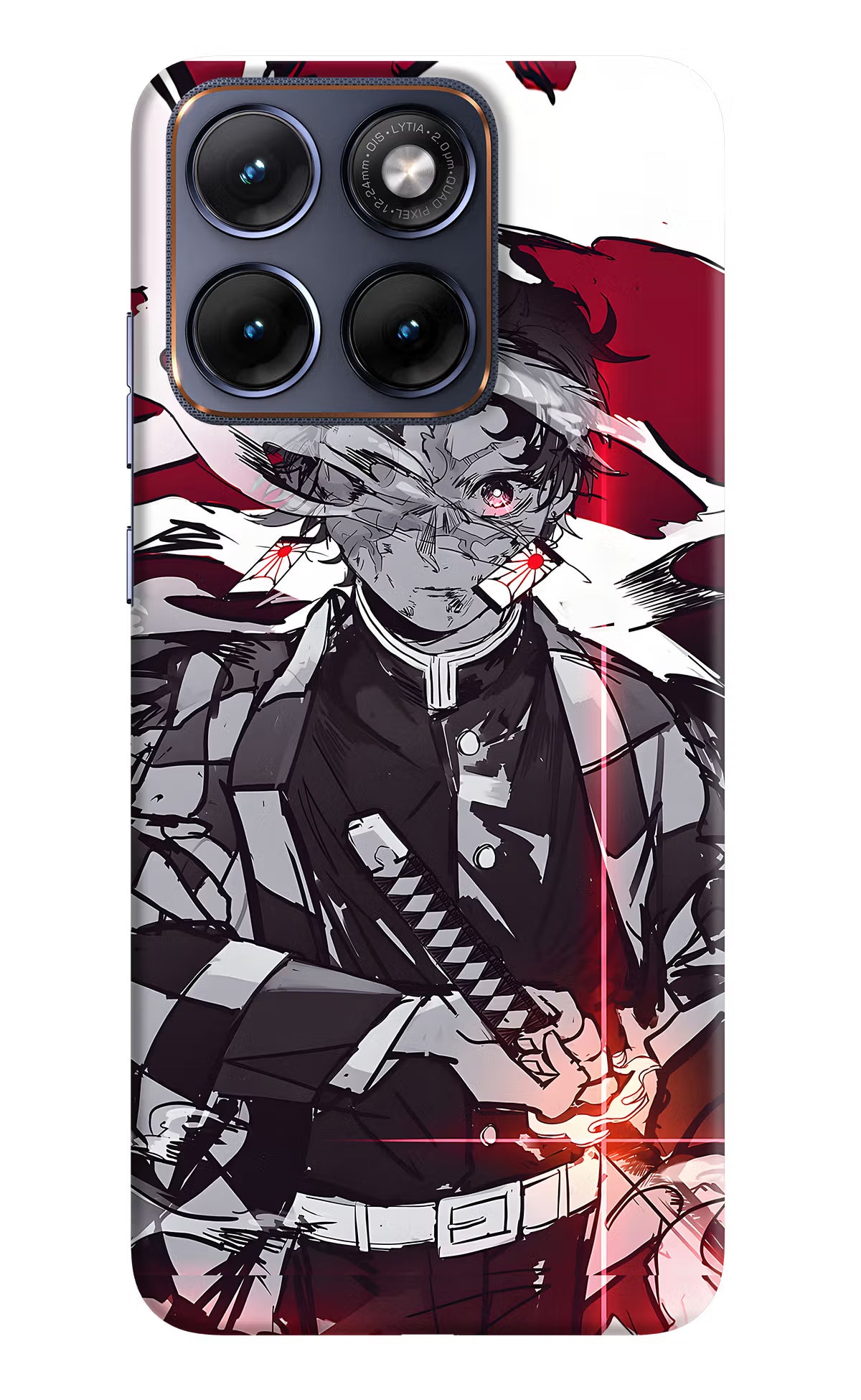 Demon Slayer Moto Edge 70 Fusion Hard Case Back Cover by Casekaro