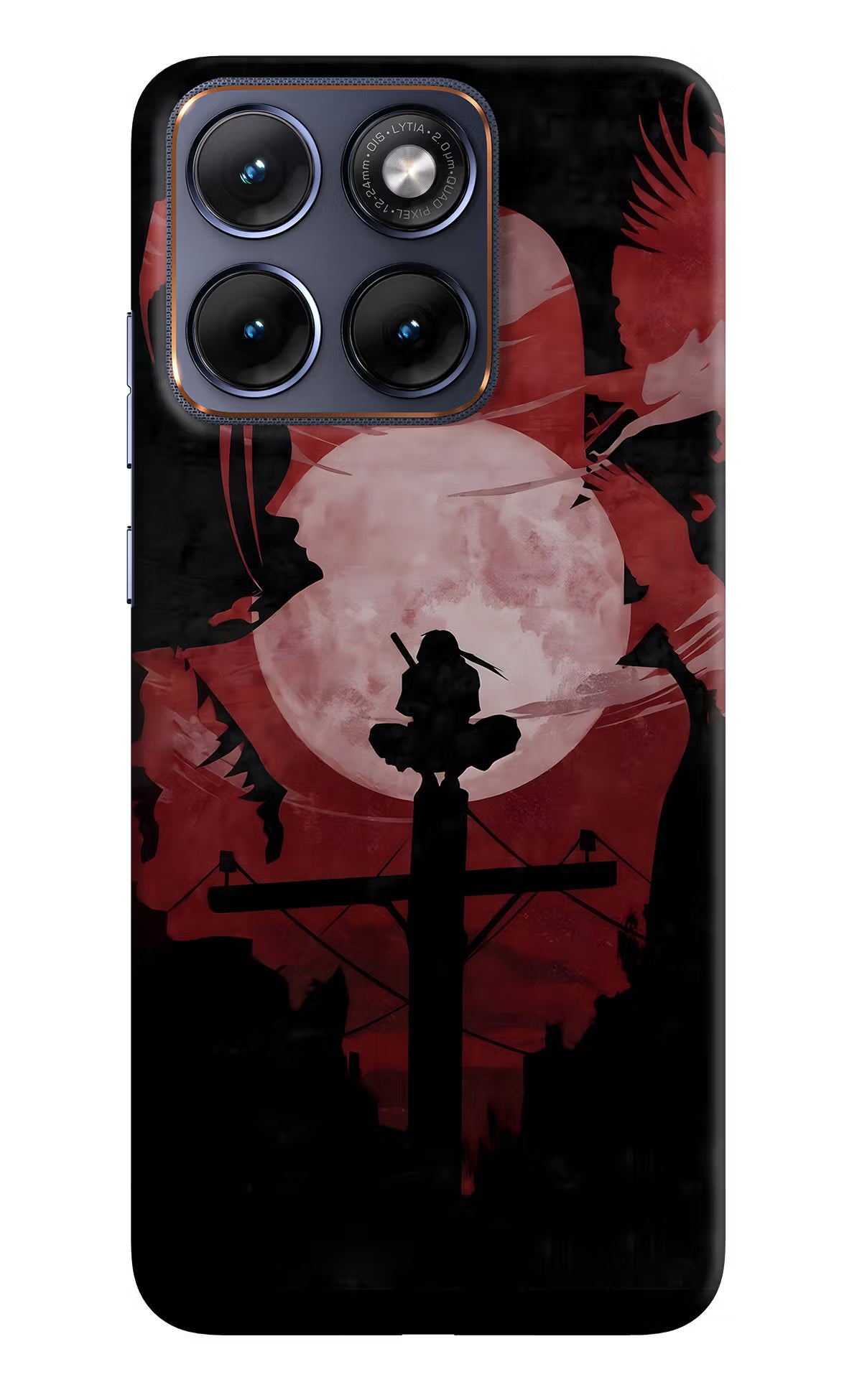 Naruto Anime Moto Edge 70 Fusion Hard Case Back Cover by Casekaro