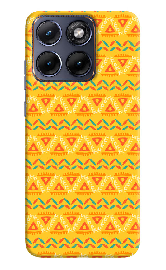Tribal Pattern Moto Edge 70 Fusion Hard Case Back Cover by Casekaro