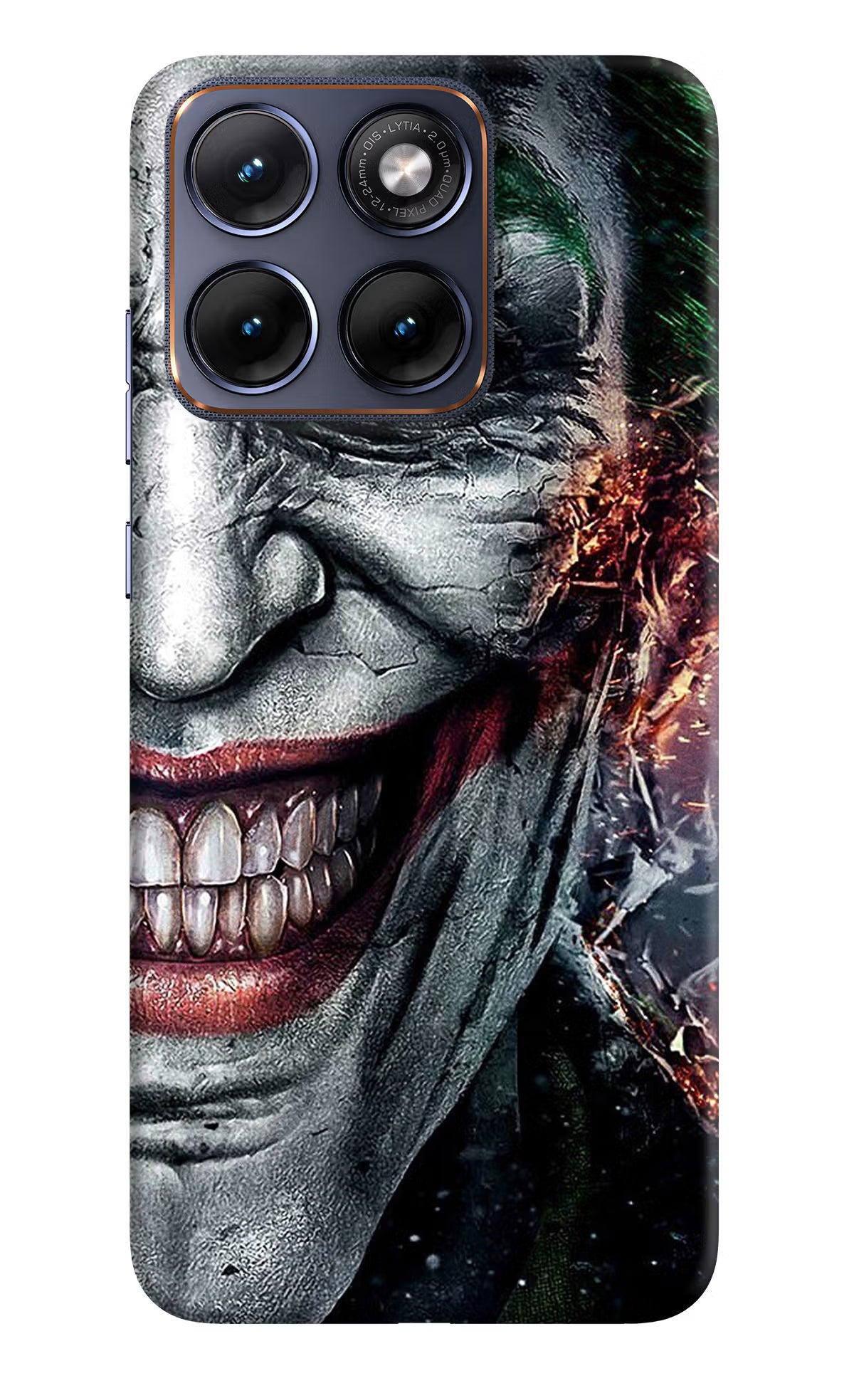 Joker Cam Moto Edge 70 Fusion Hard Case Back Cover by Casekaro