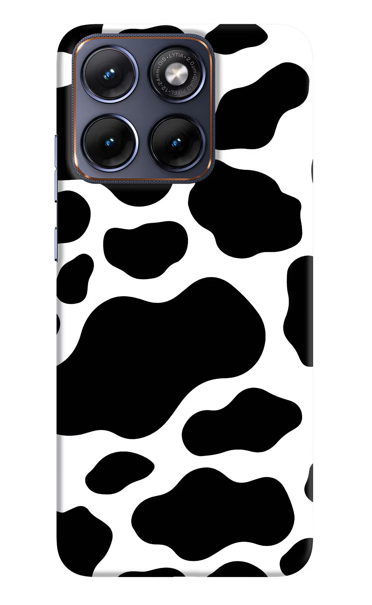 Cow Spots Moto Edge 70 Fusion Hard Case Back Cover by Casekaro