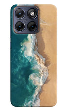 Ocean Beach Moto Edge 70 Fusion Hard Case Back Cover by Casekaro