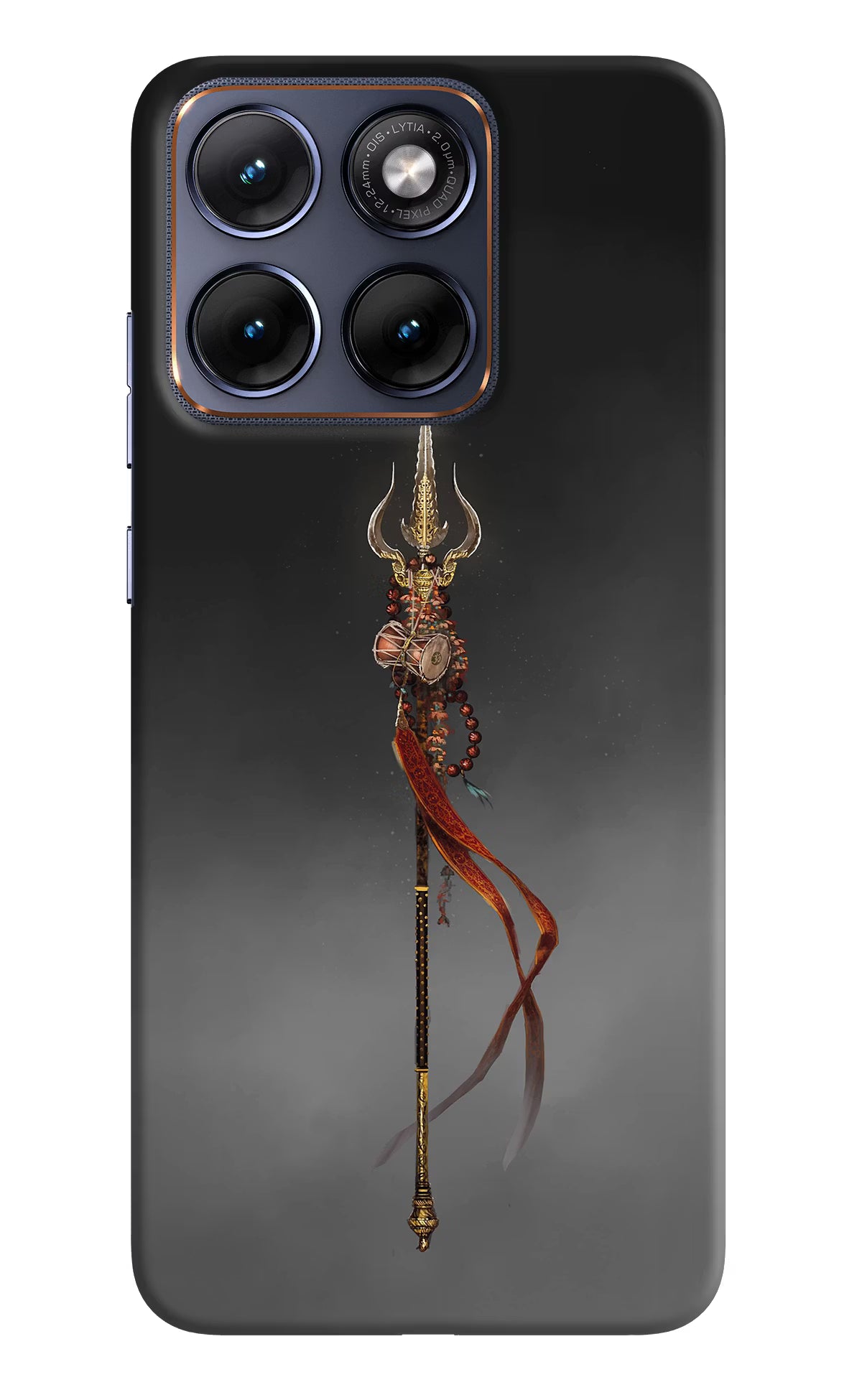 Shiv Trishul Moto Edge 70 Fusion Hard Case Back Cover by Casekaro