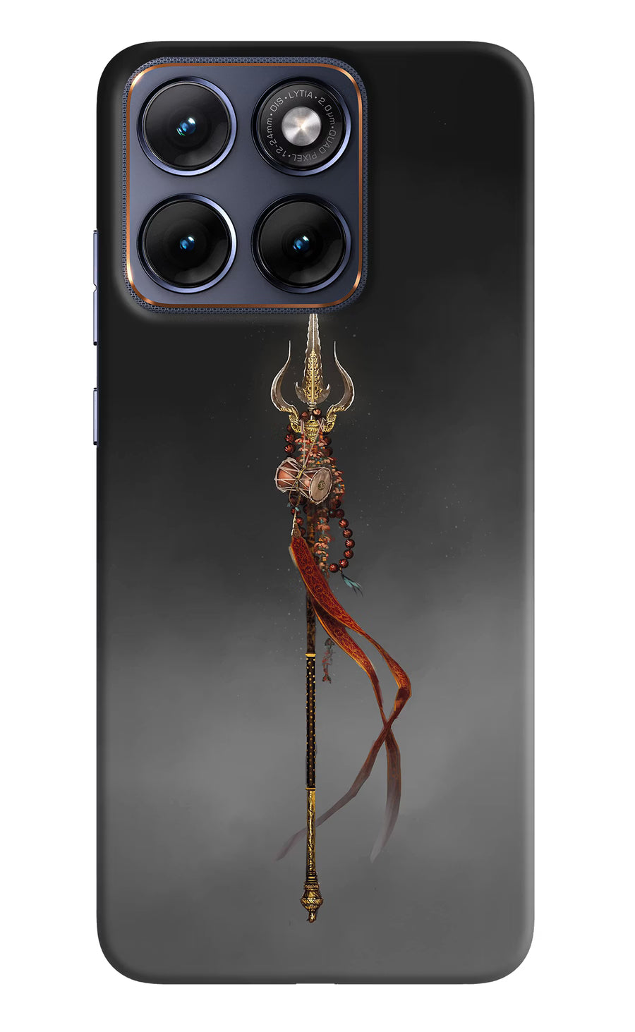 Shiv Trishul Moto Edge 70 Fusion Back Cover, Hard case