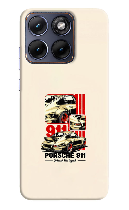 Classic Porsche 911 Moto Edge 70 Fusion Hard Case Back Cover by Casekaro