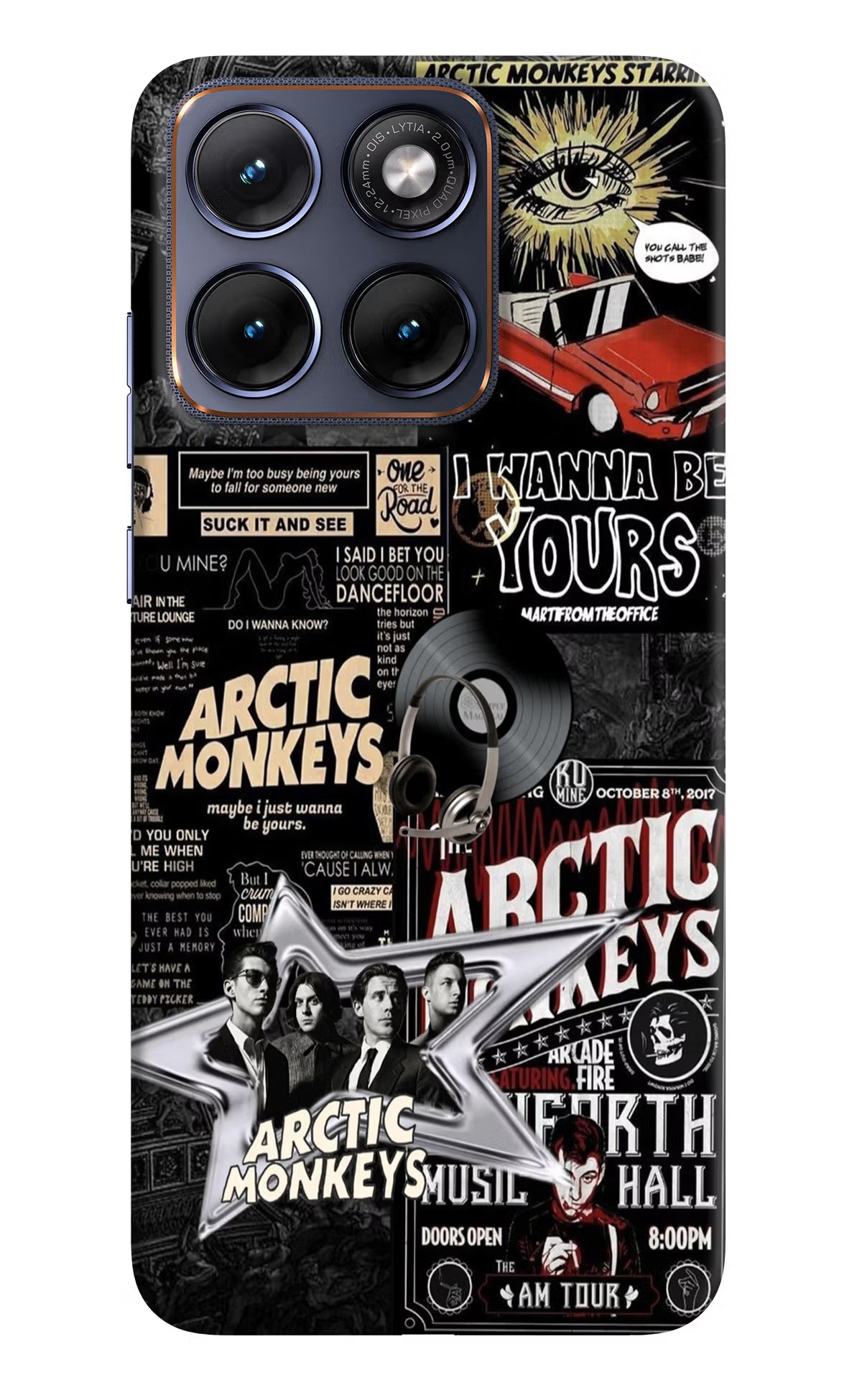 Arctic Monkeys Moto Edge 70 Fusion Hard Case Back Cover by Casekaro
