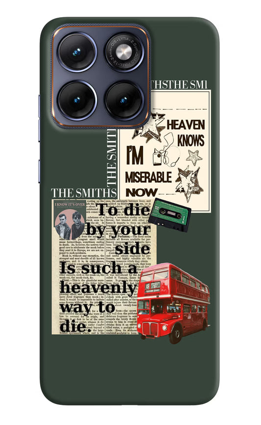 The Smiths Moto Edge 70 Fusion Hard Case Back Cover by Casekaro