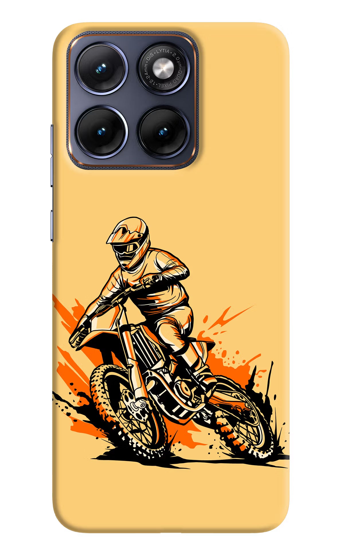 Off-Road Fury Moto Edge 70 Fusion Hard Case Back Cover by Casekaro