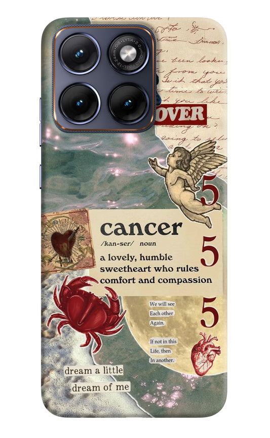 Cancer Zodiac Moto Edge 70 Fusion Hard Case Back Cover by Casekaro