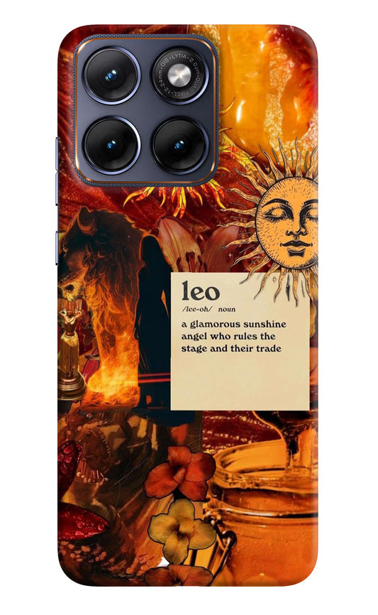Leo Zodiac Moto Edge 70 Fusion Hard Case Back Cover by Casekaro