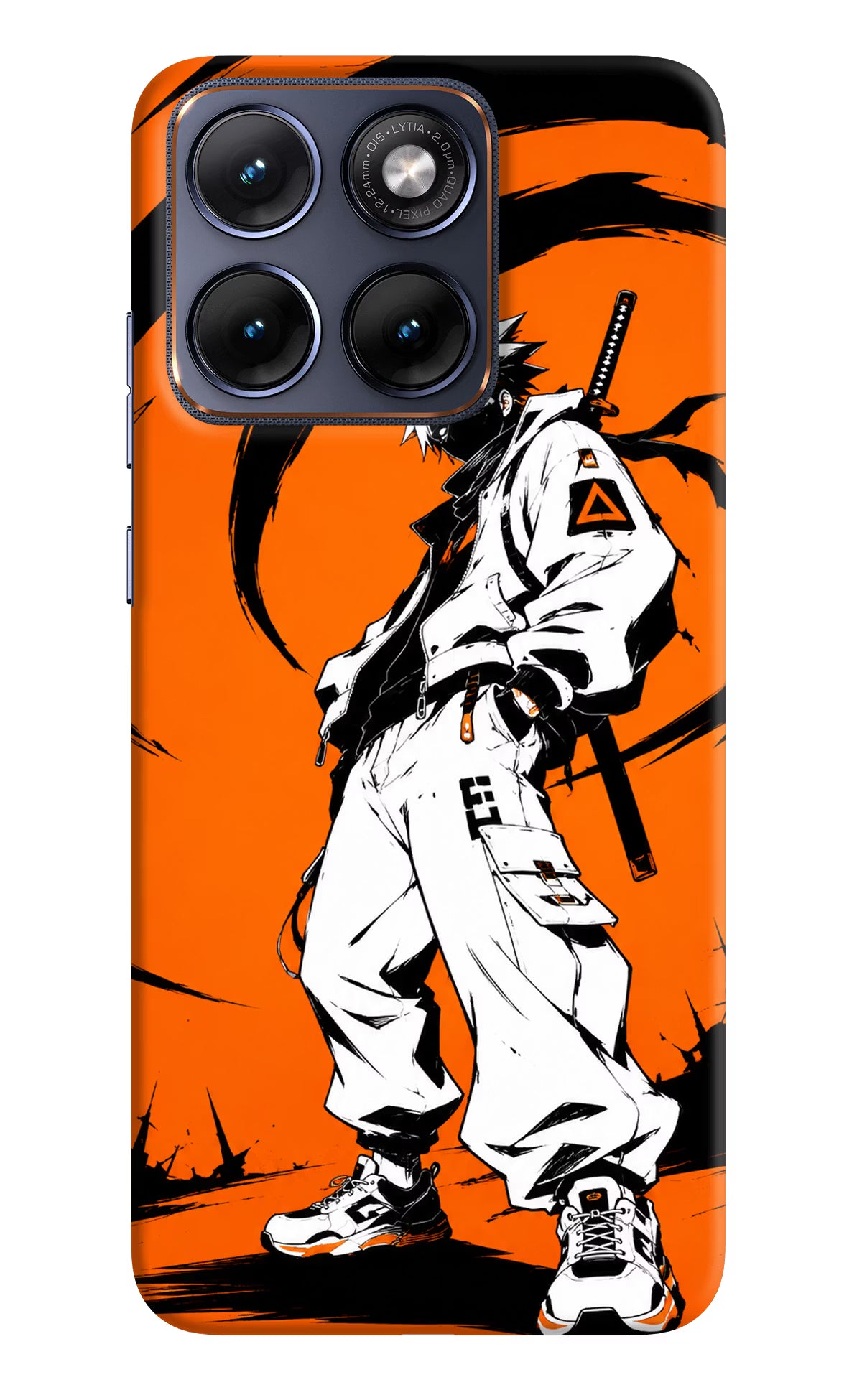 Street Samurai  Moto Edge 70 Fusion Hard Case Back Cover by Casekaro
