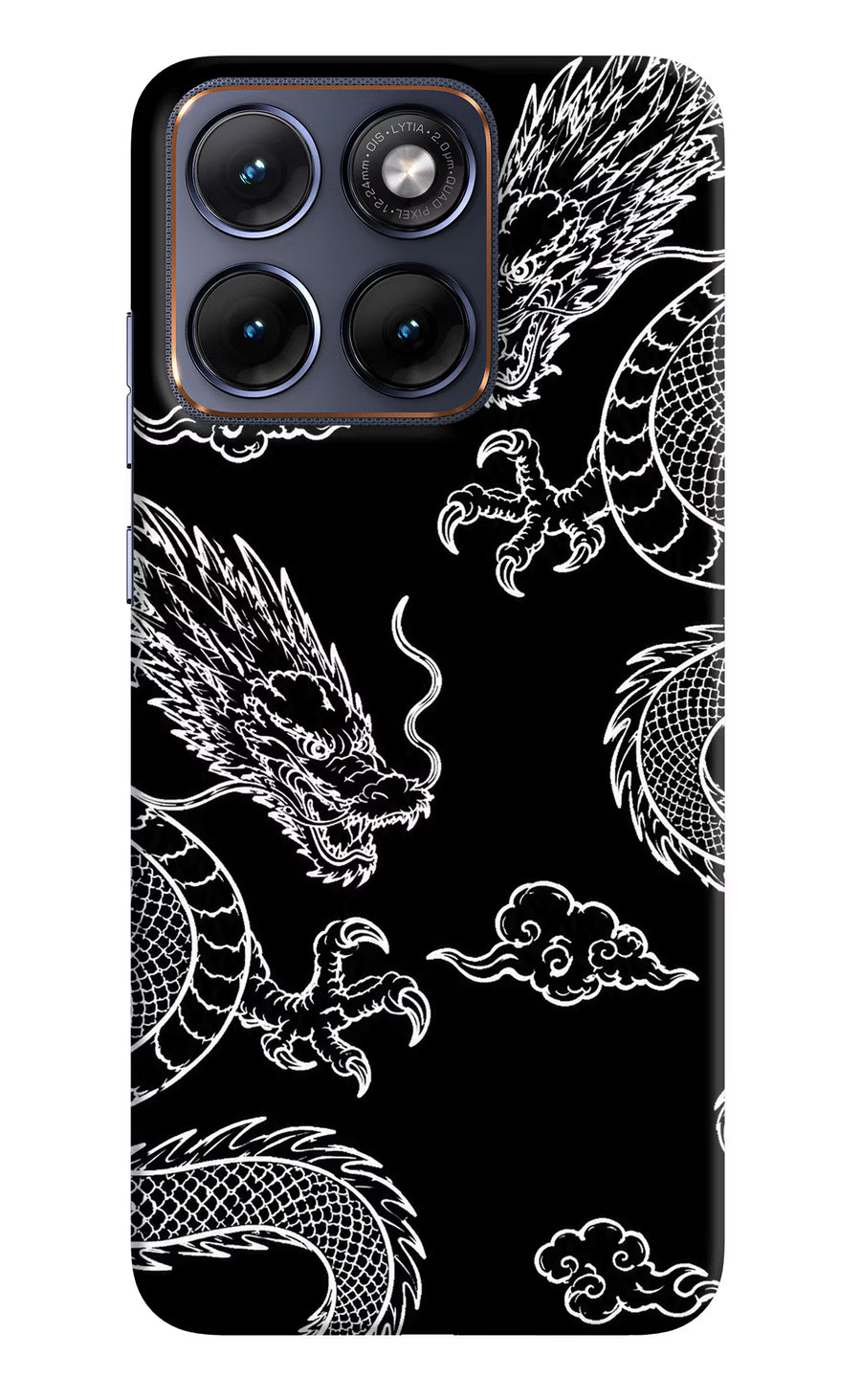Twin Dragons Moto Edge 70 Fusion Back Cover, Hard case