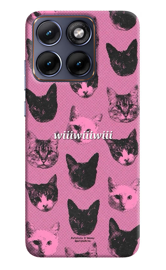 Pink Cats Moto Edge 70 Fusion Back Cover