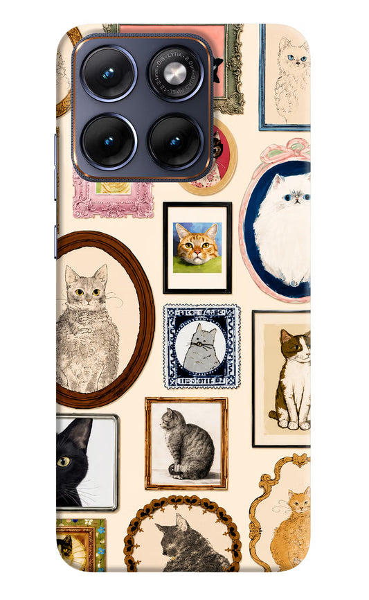 Mirror Cats Moto Edge 70 Fusion Hard Case Back Cover by Casekaro