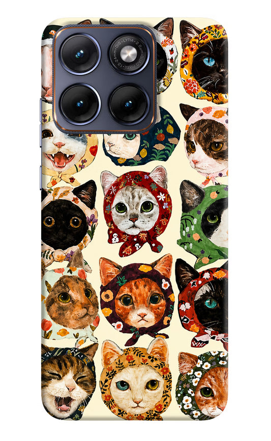 Cool Cat Moto Edge 70 Fusion Hard Case Back Cover by Casekaro
